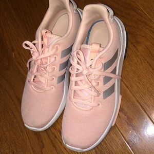 cloud foam pink adidas tennis shoes